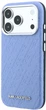 Etui Karl Lagerfeld Grained Allover Logo Metal Elongated MagSafe do Apple iPhone 17 Pro Max/18 Pro Max Blue (KLHMP18XPSKLFOFB) - obraz 2