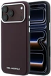 Etui Karl Lagerfeld Grained Elongated Logo MagSafe do Apple iPhone 17 Pro Max/18 Pro Max Burgundy (KLHMP18XPSWGKLR) - obraz 1
