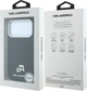Etui Karl Lagerfeld Grained Heads Metal MagSafe do Apple iPhone 17 Pro/18 Pro Black (KLHMP18L6PSKCHLK) - obraz 8