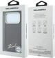 Чохол для смартфона Karl Lagerfeld Saffiano Small Script Metal Logo MagSafe для Apple iPhone 17 Pro/18 Pro Burgundy (KLHMP18L6PWSKSR) - зображення 8