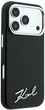 Etui Karl Lagerfeld Saffiano Small Script Metal Logo MagSafe do Apple iPhone 17 Pro Max/18 Pro Max Black (KLHMP18X6PWSKSK) - obraz 4