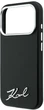 Etui Karl Lagerfeld Saffiano Small Script Metal Logo MagSafe do Apple iPhone 17 Pro Max/18 Pro Max Black (KLHMP18X6PWSKSK) - obraz 6