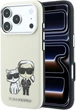 Etui Karl Lagerfeld Smooth Karl & Choupette Bodies Sketch MagSafe do Apple iPhone 17 Pro/18 Pro Beige (KLHMP18L6PWKCIDE) - obraz 1