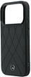 Чохол для смартфона Mercedes-Benz Leather Crossed Lines MagSafe для Apple iPhone 17 Pro Max/18 Pro Max Black (MEHMP18L25PSECLK) - зображення 6