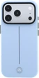 Etui Mercedes-Benz Leather Semi Wrap Iconic Line MagSafe do Apple iPhone 17 Pro/18 Pro Blue (MEHMP18L25PFWSTB) - obraz 3
