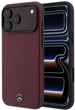 Etui Mercedes-Benz Leather Semi Wrap Iconic Line MagSafe do Apple iPhone 17 Pro Max/18 Pro Max Burgundy (MEHMP18X25PFWSTR) - obraz 1