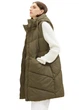 Теплый жилет удлиненный женский Tom Tailor 195840 XL Хаки (2200005165195) - изображение 3