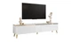 Тумба под ТВ Моника Welovemebel белая 1800x400x495 мм на 2 ящика - изображение 1