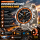 Смарт-часы KC89 тактический 1.85| HD с компасом, LED-фонарем, Bluetooth-звонками, 760 мАч, 100+ спорт. режимами, 2 ремешка - изображение 2