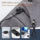 Подушка грілка Feet Warmer USB для рук та тіла з поясом для прогрівання спини та живота - зображення 6