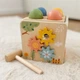 Drewniana kostka edukacyjna Tooky Toy Wiosenna 5 w 1 TP551 (6976831555573) - obraz 12