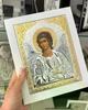 Икона серебряная с позолотой Ангел-Хранитель на белом дереве Ekklesia 6702/2W (13 x 15,5 см) - изображение 5