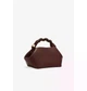 Женская кожаная сумка с логотипом GANNI Small Bou Bag Шоколадный - изображение 3