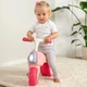 Rowerek biegowy Woopie Baby Huanger ze dźwiękiem Różowy 59295 (5906280659295) - obraz 6