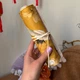 Тканевый пенал с китайским дизайном желтый - изображение 2