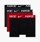 Трусы-боксерки Nike Essential Micro (3 ) Black/Red S 9N0844-U10 - изображение 1