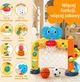 Interaktywny centrum sportowy Woopie Baby 2 w 1 Bramka i kosz ze słonikiem 59202 (5906280659202) - obraz 4