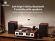 Вінтажний програвач вінілових платівок, Bluetooth HiFi програвач з динаміками - зображення 4