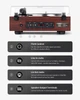 Вінтажний програвач вінілових платівок, Bluetooth HiFi програвач з динаміками - зображення 9