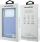 Etui Karl Lagerfeld Grained Mono Resin Logo MagSafe do iPhone 18 Pro / 17 Pro jasnoniebieskie (KF003213) - obraz 9