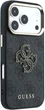 Etui Guess 4G & Big Resin Logo do iPhone 18 Pro / 17 Pro czarne (GUE005524) - obraz 3