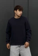 Мужской свитшот стаф темно-синий базовый на флисе Staff dark blu basic fleece XS (403333) - изображение 1
