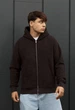 Худі Staff zip dark brown fleece M - зображення 1