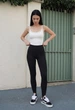 Женские Леггинсы Стаф Черные Со Молнией Спортивные Staff Zip Black M (403700) - изображение 1