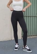 Женские Леггинсы Стаф Черные Со Молнией Спортивные Staff Zip Black M (403700) - изображение 3