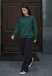 Жіночий світшот Staff zy green oversize fleece S - изображение 5