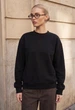 Жіночий Світшот Стаф Чорний Однотонний З Логотипом Оверсайз На Флісі Staff Lay Black Logo Oversize Fleece XS (403327) - зображення 1