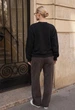 Жіночий Світшот Стаф Чорний Однотонний З Логотипом Оверсайз На Флісі Staff Lay Black Logo Oversize Fleece XS (403327) - зображення 5