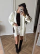 Кардиган Женский Хлопковый Укороченный Мокко Однотонный Классический Демисезонный Oversize (404283) - изображение 5