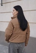 Женская демисезонная куртка стаф бежевая спортивный стиль Staff fro beige M (404391) - изображение 2