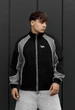 Олимпийка мужская стаф серо-черная отражающая на флисе спортивная Staff mit gray & black reflective fleece XS (404029) - изображение 1