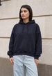 Женский худи стаф темно-синий оверсайз на флисе спортивный Staff ti navy oversize fleece M (403336) - изображение 1