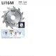 Диск подрезной Freud LI16M AB3 120d22z12+12 двухкорпусный для форматно-раскроечного станка - изображение 1
