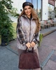 Жилет женский стёганый на синтепоне с капюшоном и накладными карманами G&M k-133098 48-50 Размер цвет бежевый - изображение 2