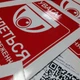 Наклейка "Увага! Ведеться відеоспостереження" 150Х150 мм (арт. 01228) - зображення 3