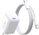 Комплект Зарядное устройство 45W USB-C + Кабель USB-C - USB-C 1 м (JK05) - изображение 1
