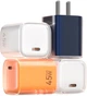Сетевое зарядное устройство WITGOER Apple 17 GaN Fast Charging Adapter Dynamic Power 45W (1Type-C) White (A3288) - изображение 1
