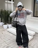Unisex зип-худи с принтом / Серый 42-48 / BASED 0227780 - изображение 4