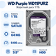 Жорсткий диск 3.5" Western Digital 1TB/5400об/хв (WD11PURZ) - зображення 1