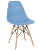 Пластиковый обеденный синий стул Aster RL Wood АМФ - изображение 9