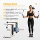 Скакалка со счетчиком EasyFit SmartRope EF-1908-BY (с утяжелителями) 3 м. беспроводная - изображение 5