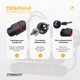 Скакалка для бокса скоростная EasyFit EF-1912 со стальным тросом. Черный - изображение 4