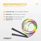 Бисерная скакалка EasyFit FreeRope 2,7 м (мультиколор) - изображение 6