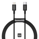 Кабель Baseus Silky 20W Type-C to Lightning Чорний 20W 1м PVC 17514 - зображення 2