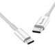 Кабель для зарядки та синхронізації Avantis AC-155 PD 45W White Type-C to Type-C 45W 1м PVC 13771 - изображение 2
