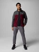 Толстовка флисовая, на молнии мужская Columbia 945421093 2XL Красный/Серый (1160776675) - изображение 4